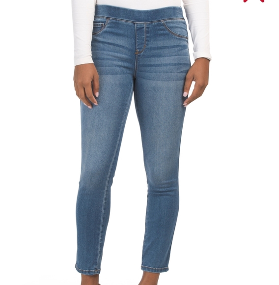 sound style Jeans New Lucy 245 Inseam Pull On Jeans Leggings Capri
